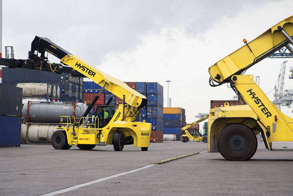 New Hyster RS46 ReachStacker at Papé Material Handling
