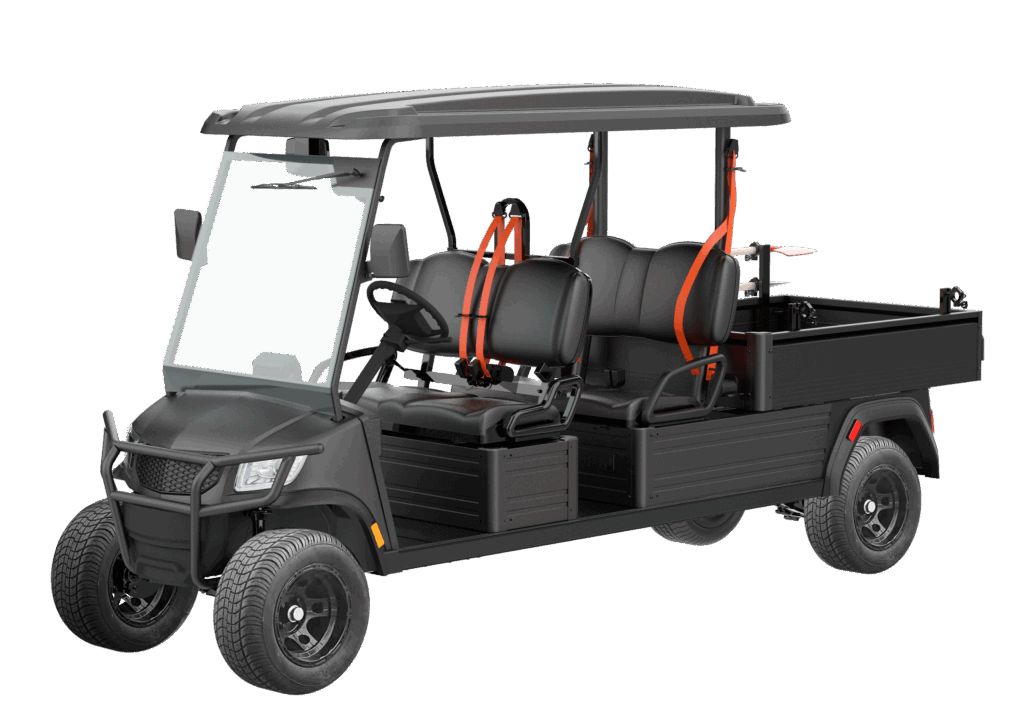 New FUSION Utility 4 Medium Bed Electric Cart at Papé Material Handling