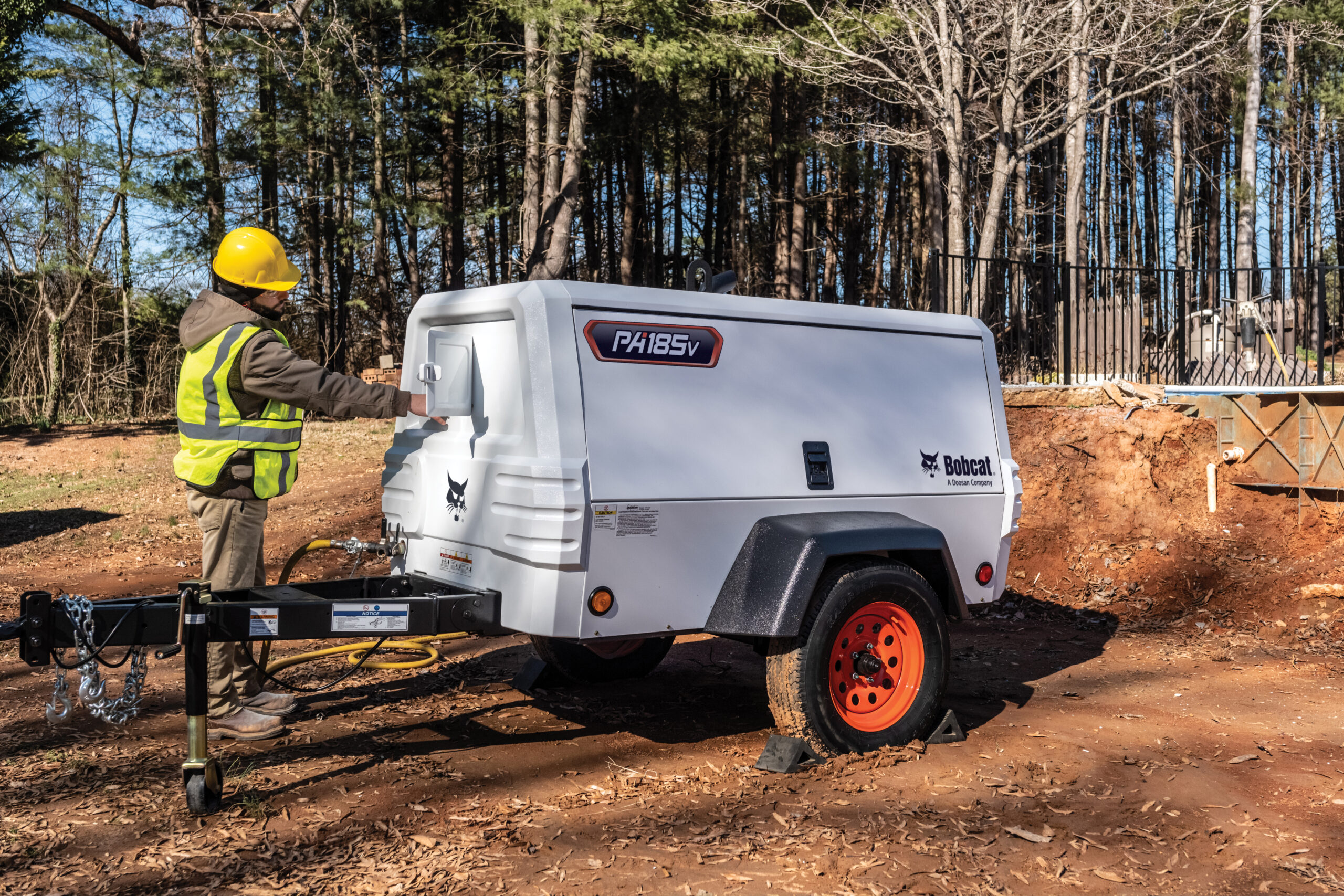 New BOBCAT PA185VWDO-T4F Portable Air Compressor at Papé Material Handling