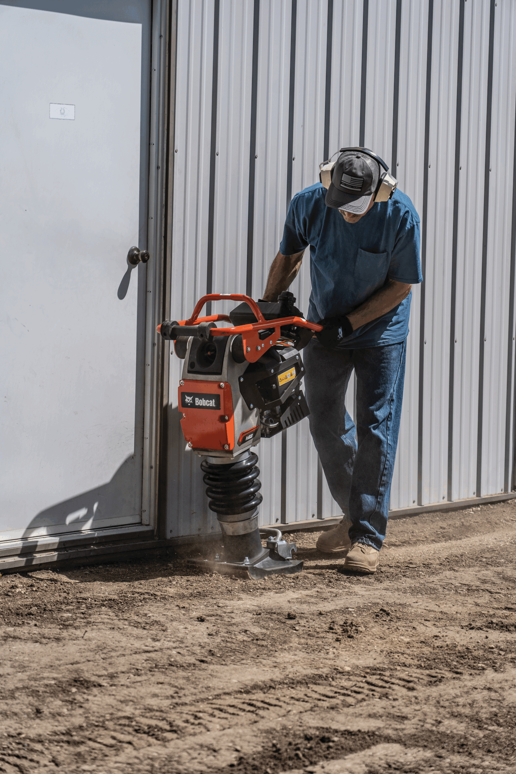 New BOBCAT R68P Upright Rammer at Papé Material Handling