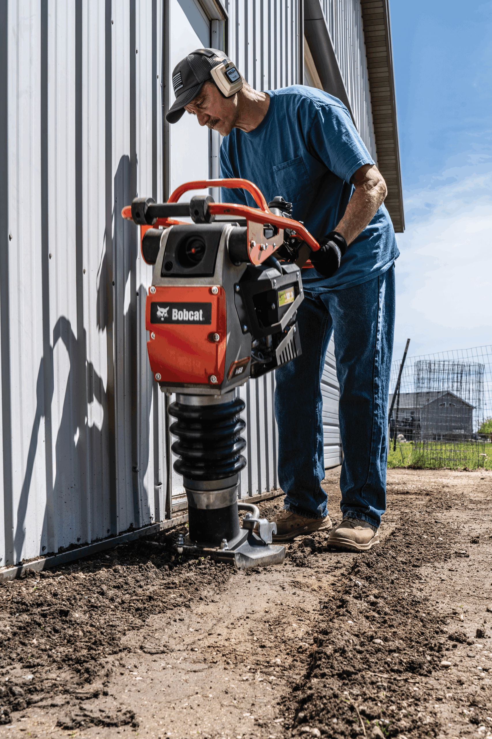 New BOBCAT R68P Upright Rammer at Papé Material Handling