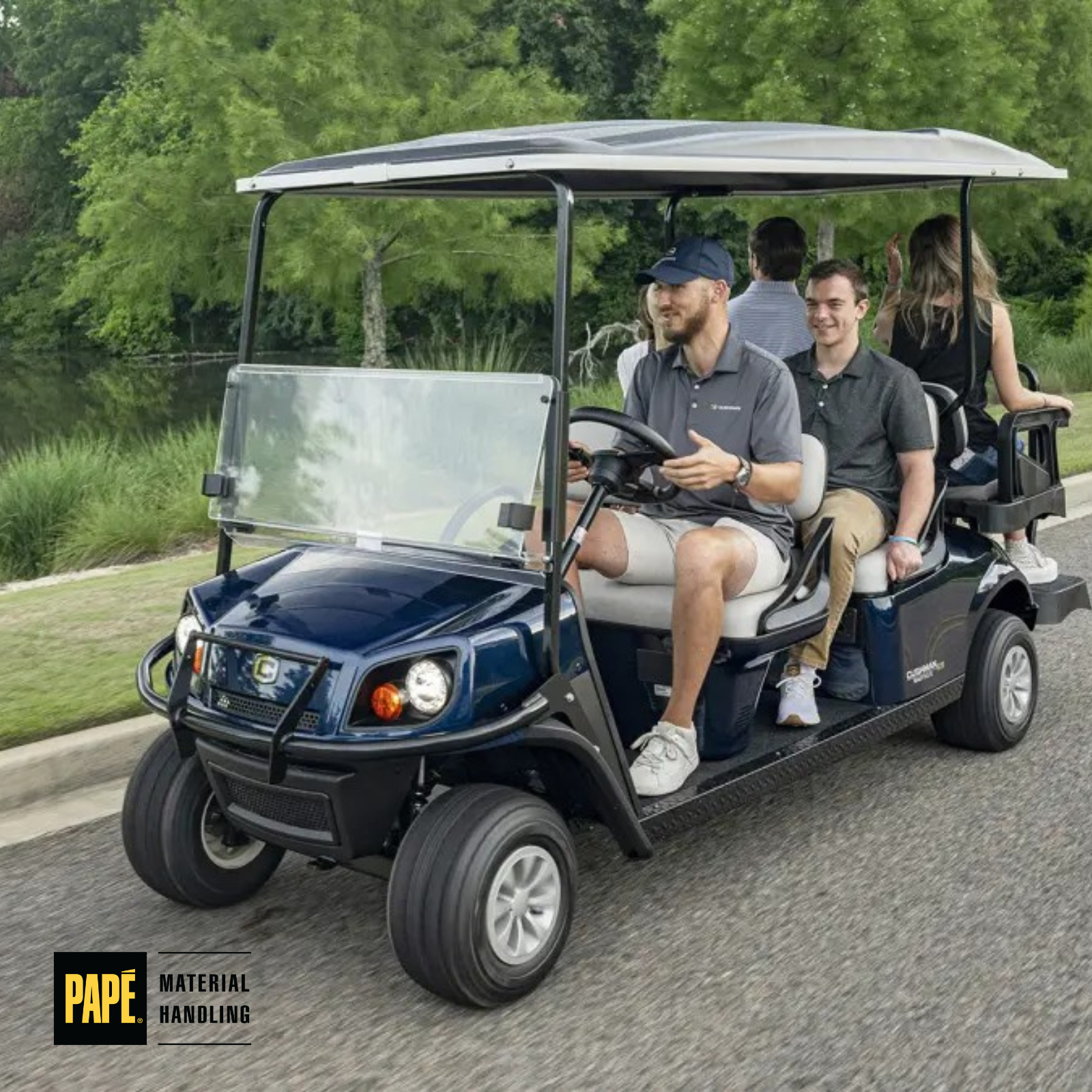 Pape Material Handling offers property owners Cushman Shuttle Carts to transport people and equipment